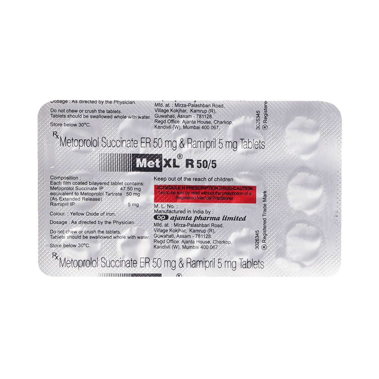 Met XL R 50/5 Tablet - Image 6