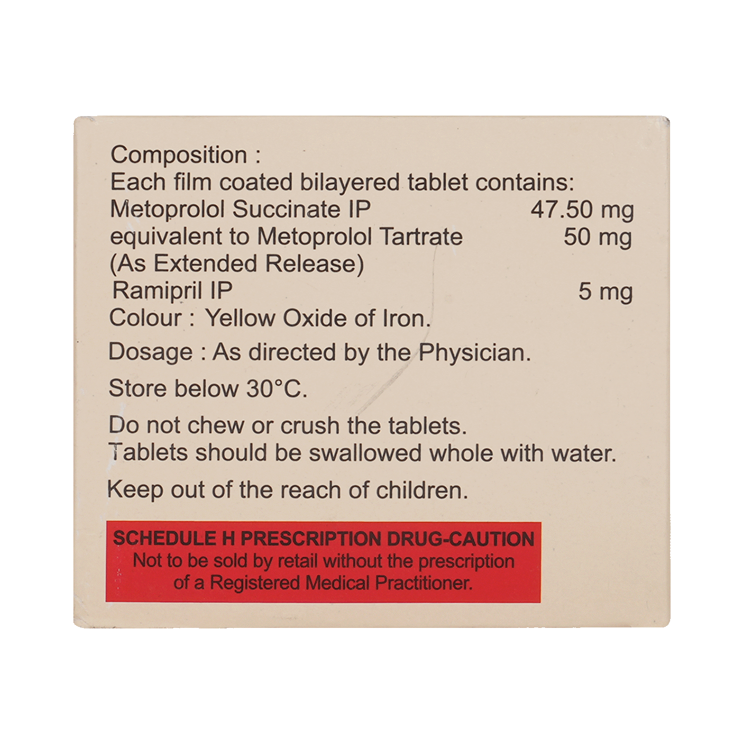 Met XL R 50/5 Tablet - Image 3