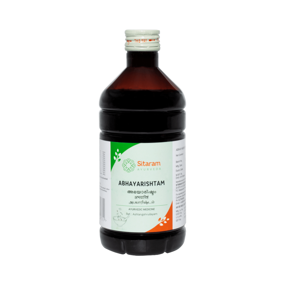 Sitaram Ayurveda Abhayarishtam (450ml Each) - Image 1