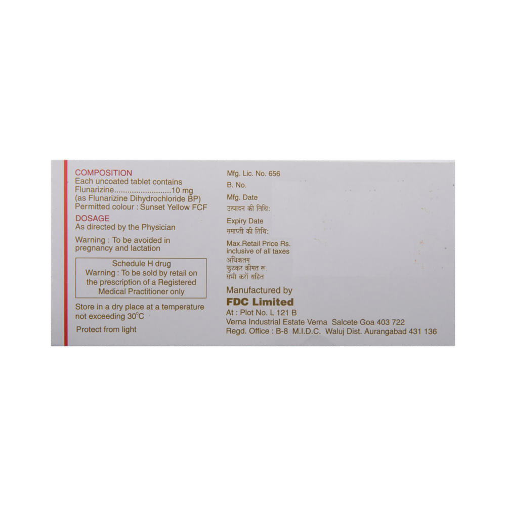 Flunarin 10 Tablet - Image 3