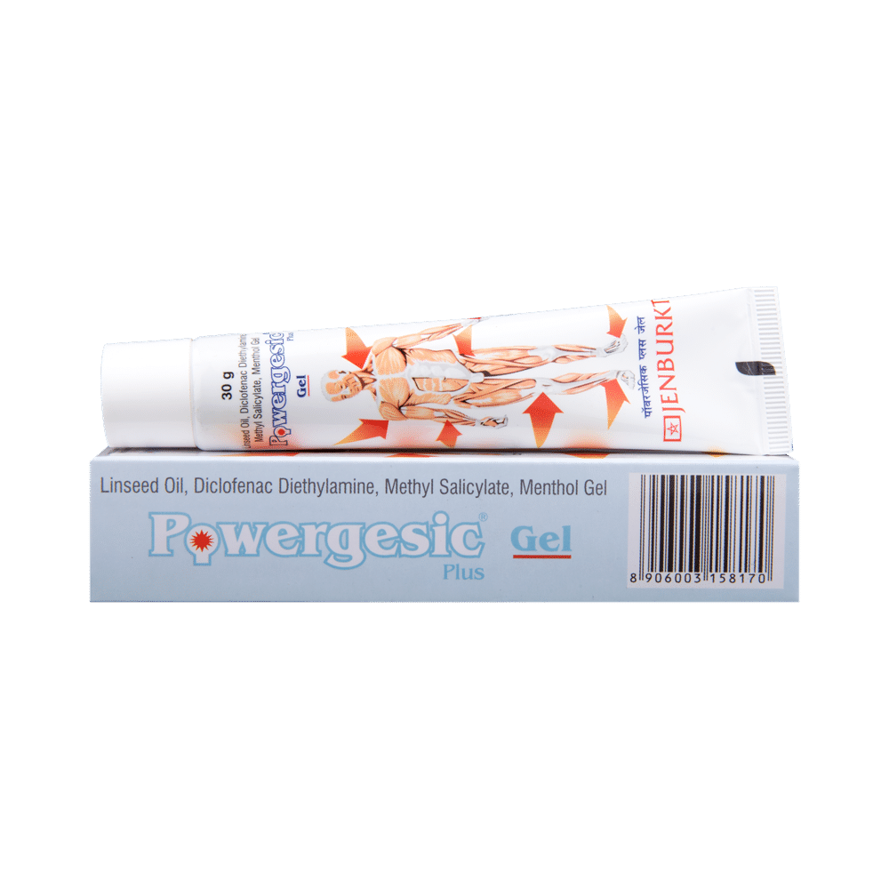 Powergesic Plus Gel | For Pains, Sprains, Backache, Lumbago, Muscle Stiffness, Neck, Shoulder & Joint Pain - Image 1