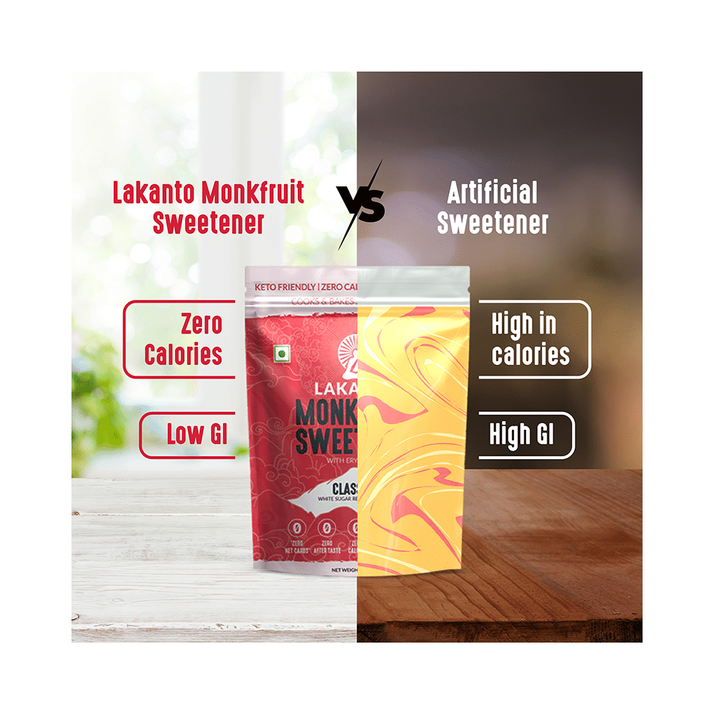 Lakanto Natural Sweetener-Classic Japanese Monkfruit |Sugar Free, Zero Calories (200gm Each) - Image 5