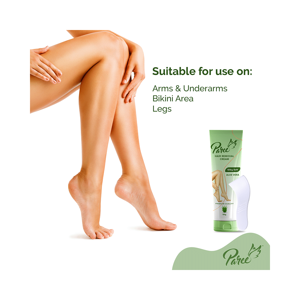 Paree Hair Removal Cream Silky Soft Aloe Vera - Image 7
