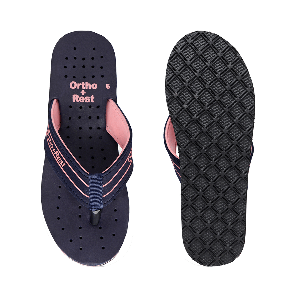 Ortho + Rest L331 Extra Soft Flip Flop Orthopedic Slippers for Women & Girls Blue 5 - Image 7