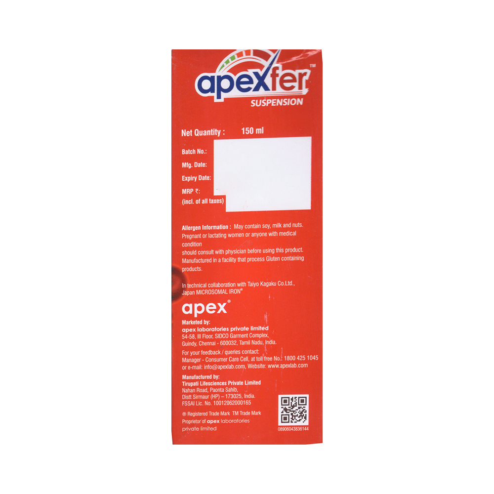 Apexfer Oral Suspension Gluten Free - Image 3