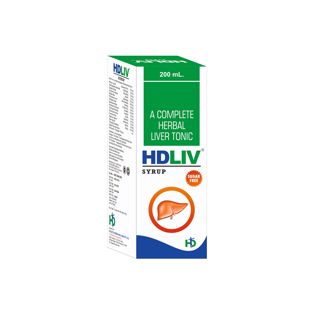 HD Liv Syrup Sugar Free - Image 1