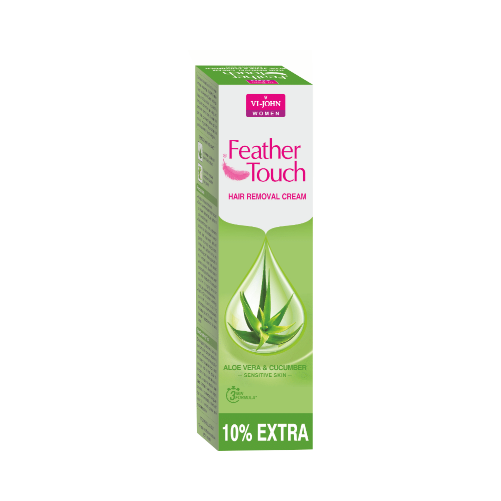 Vi-John Feather Touch Hair Removal Cream Aloevera & Cucumber - Image 1