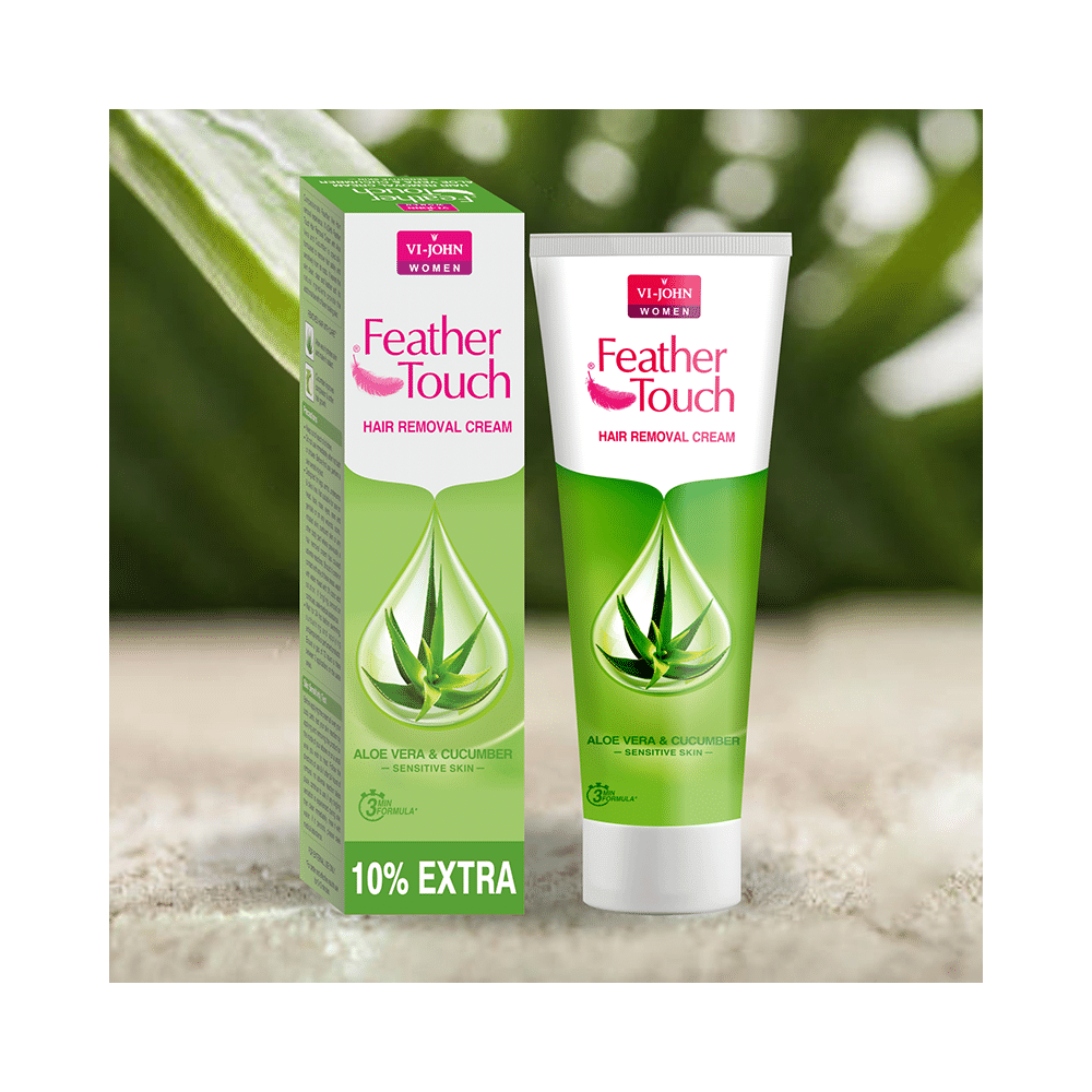 Vi-John Feather Touch Hair Removal Cream Aloevera & Cucumber - Image 8