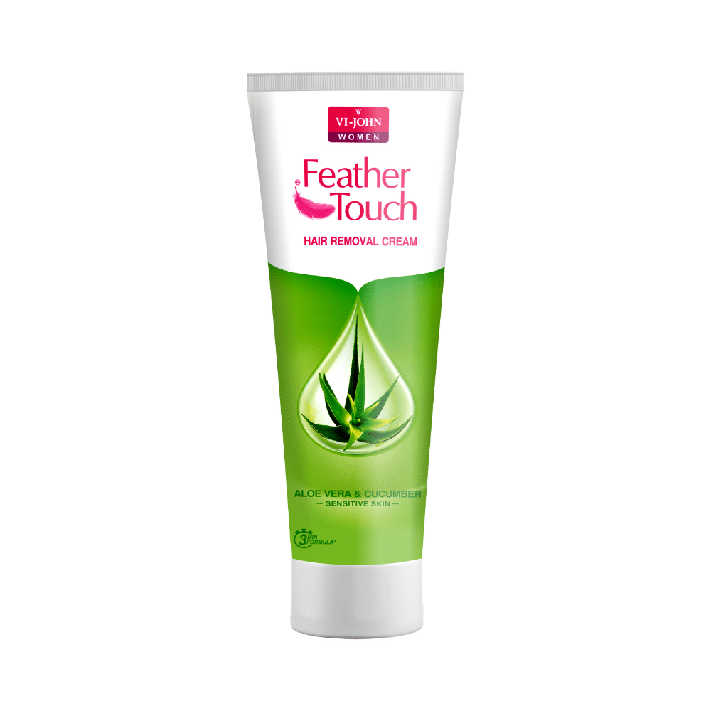 Vi-John Feather Touch Hair Removal Cream Aloevera & Cucumber - Image 2