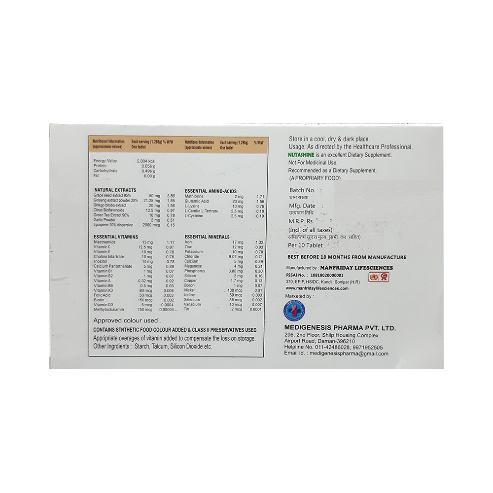 Nutashine Tablet - Image 2