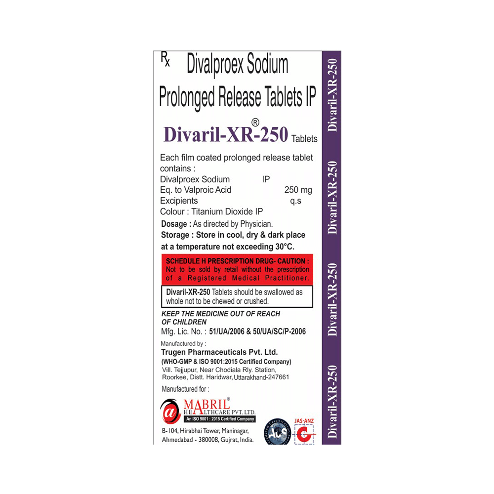 Divaril-XR 250 Tablet - Image 3
