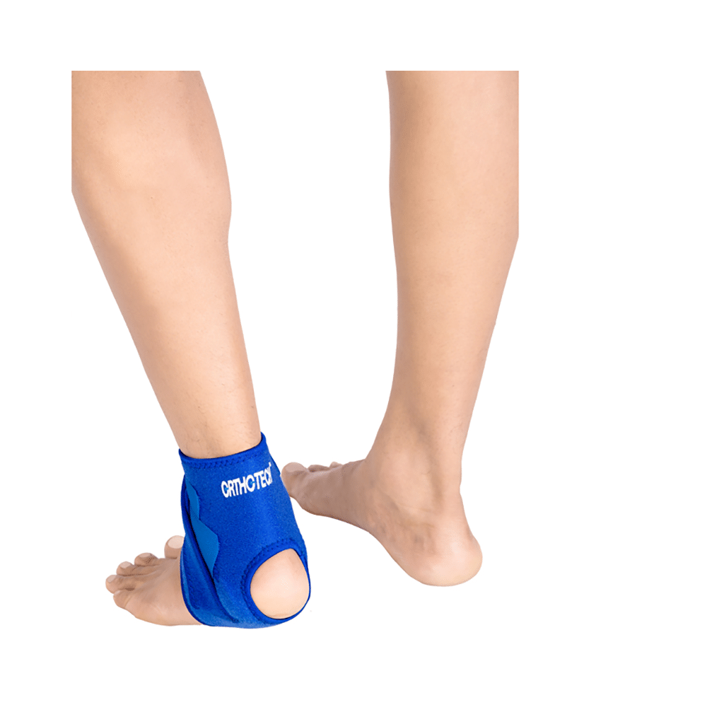 Orthotech OR 4111 Ankle Support with Stays Free Size Blue - Image 1
