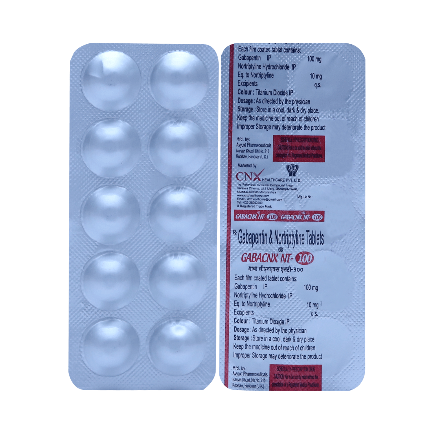 Gabacnx NT 100 Tablet - Image 1