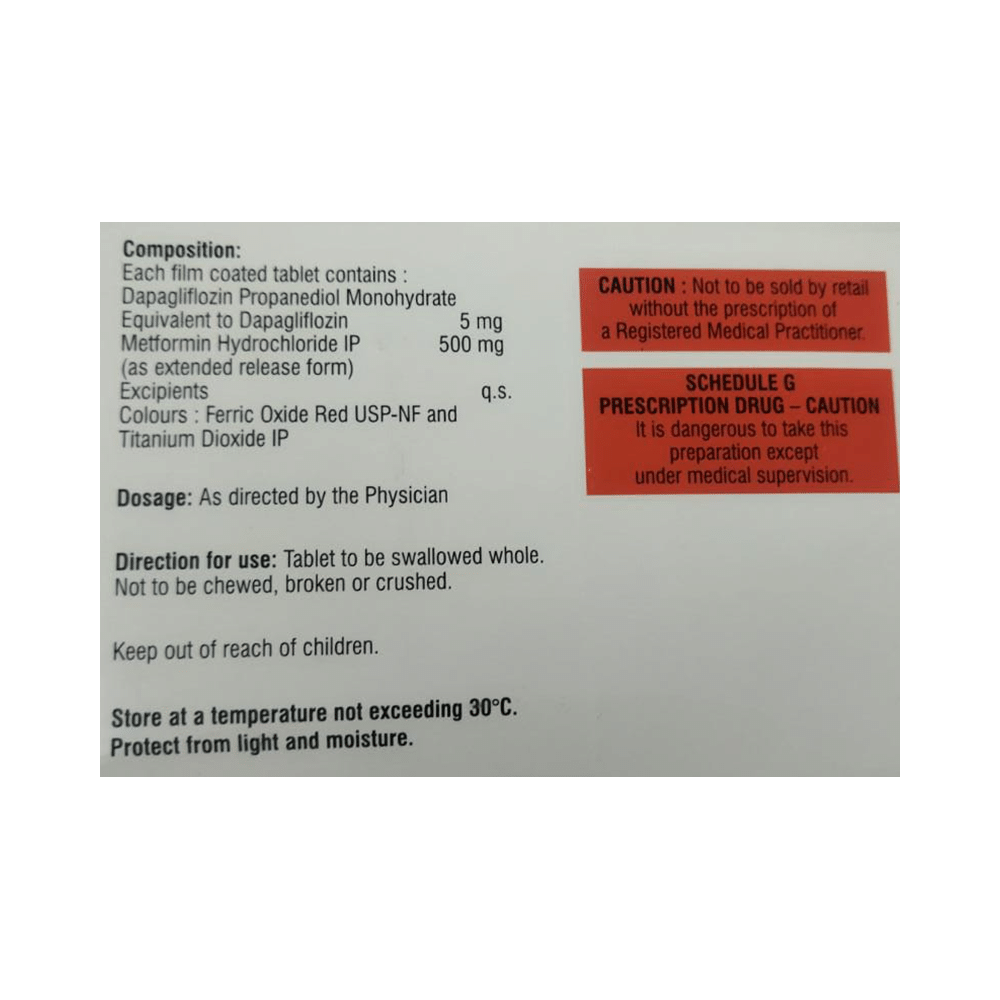 Dapamac M 5mg/500mg Tablet ER - Image 2