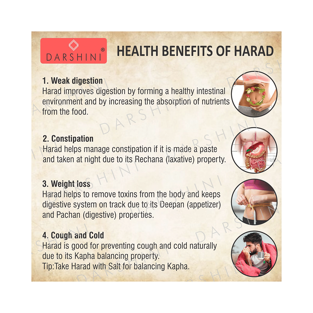 Darshini Badi Harad/Pili Harad/Haritaki Powder (Terminalia Chebula) - Image 2