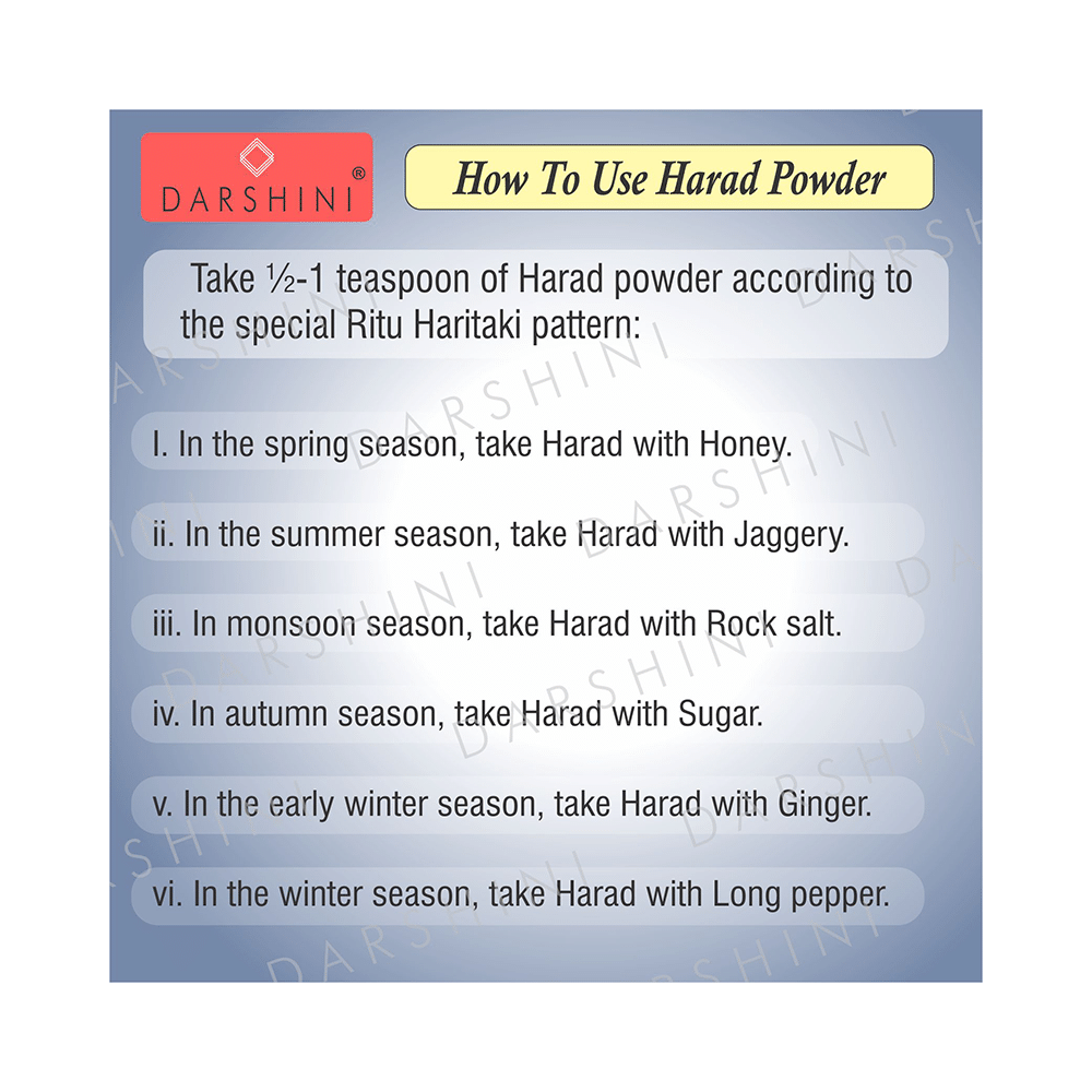 Darshini Badi Harad/Pili Harad/Haritaki Powder (Terminalia Chebula) - Image 4