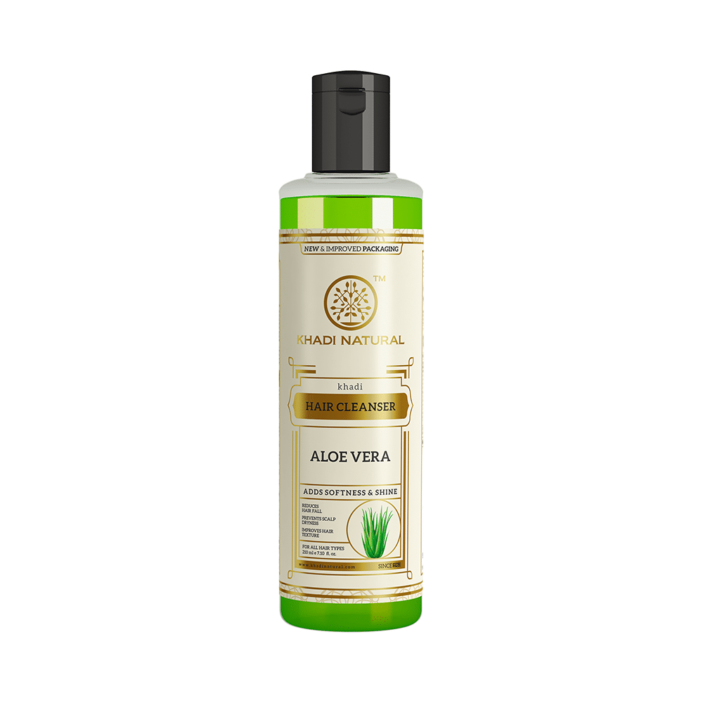 Khadi Naturals Ayurvedic Aloevera Hair  Cleanser - Image 1