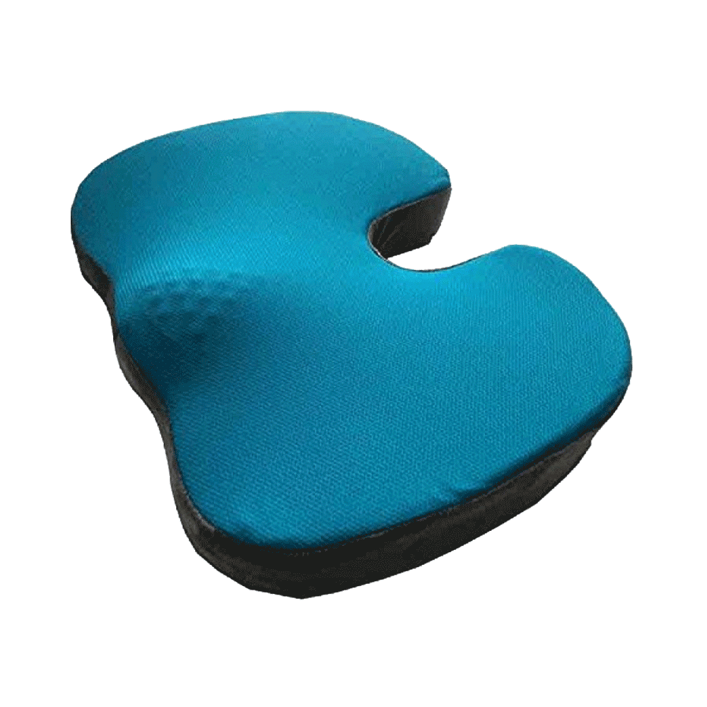 Viaggi Coccyx Orthopedic Memory Foam Seat Cushion with Cooling Gel - Image 1