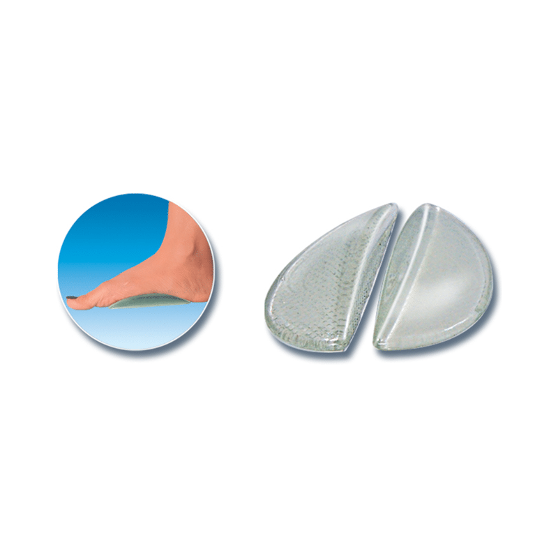 Kudize Foot Insoles Correction Gel Based Pair Arch Pads Medium White - Image 2