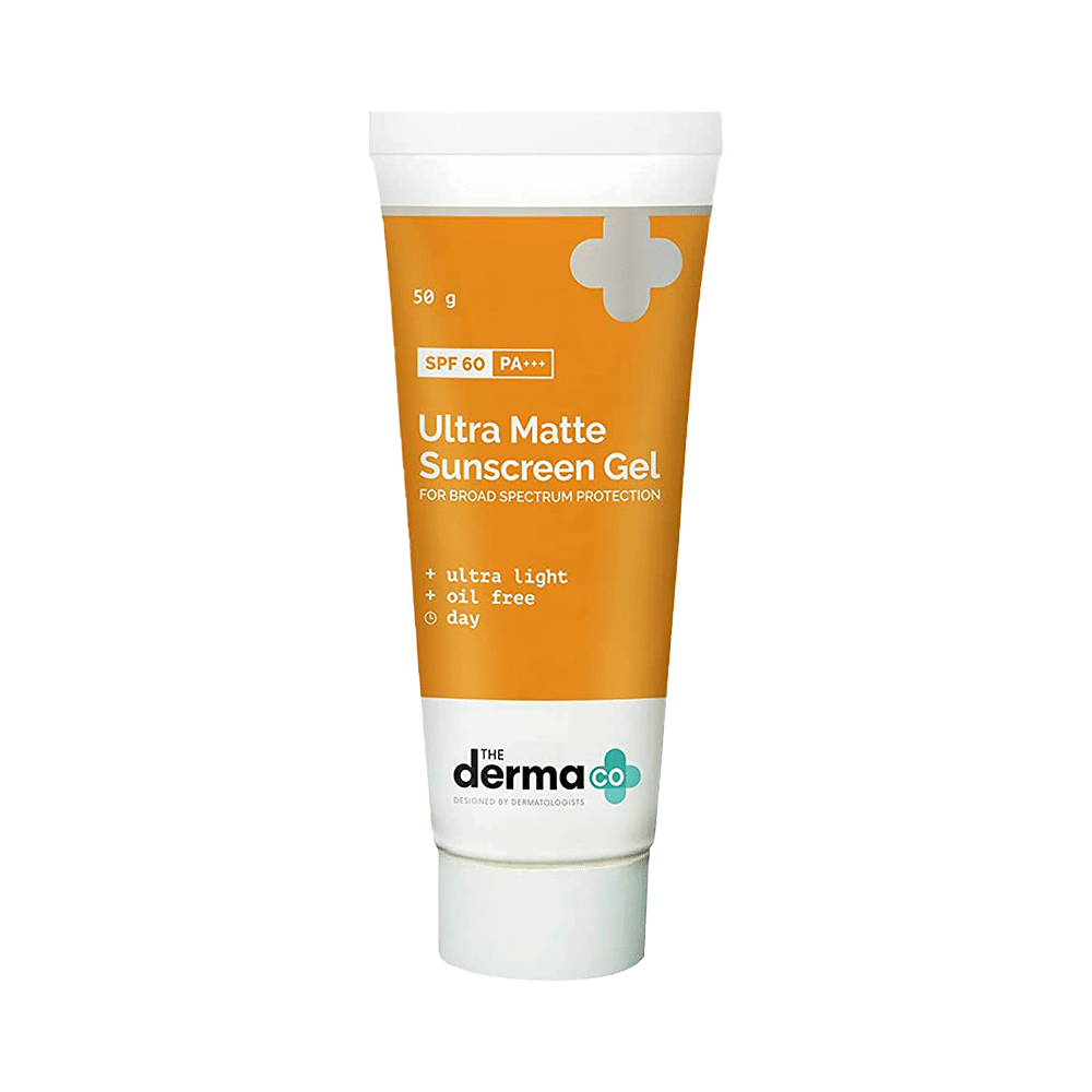 The Derma Co Ultra Matte Sunscreen Gel SPF 60 PA+++ | Oil-Free - Image 1
