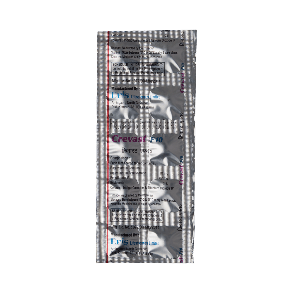 Crevast-F 10 Tablet - Image 4