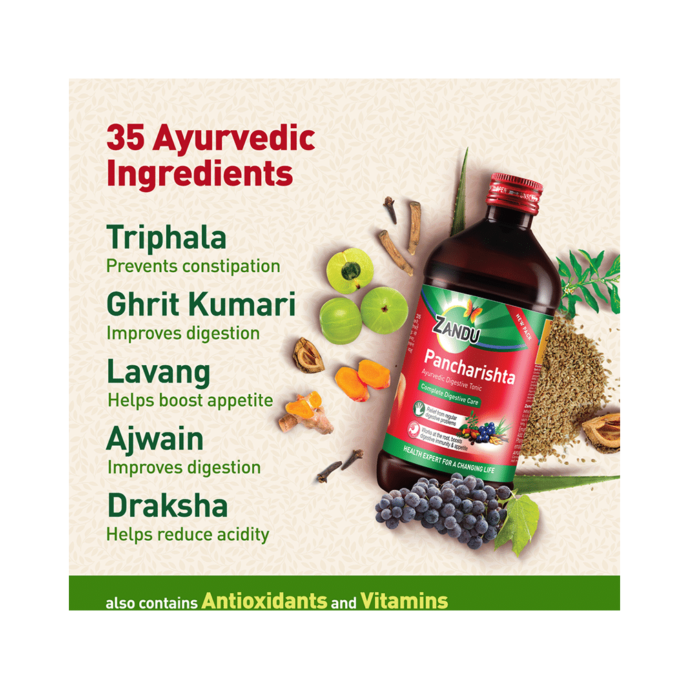 Zandu Pancharishta Ayurvedic Digestive Tonic | Complete Digestive Care - Image 6