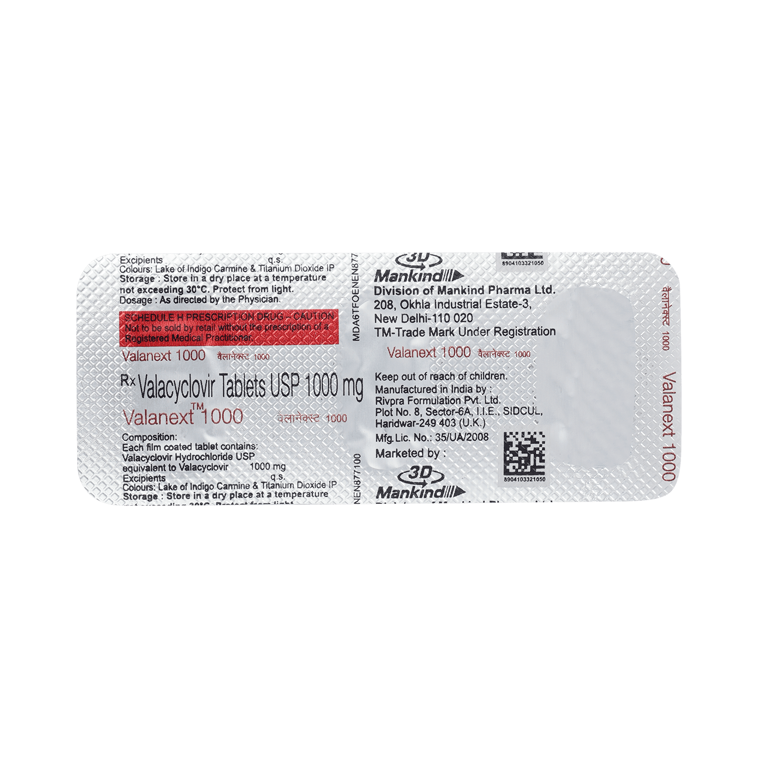 Valanext 1000mg Tablet - Image 5