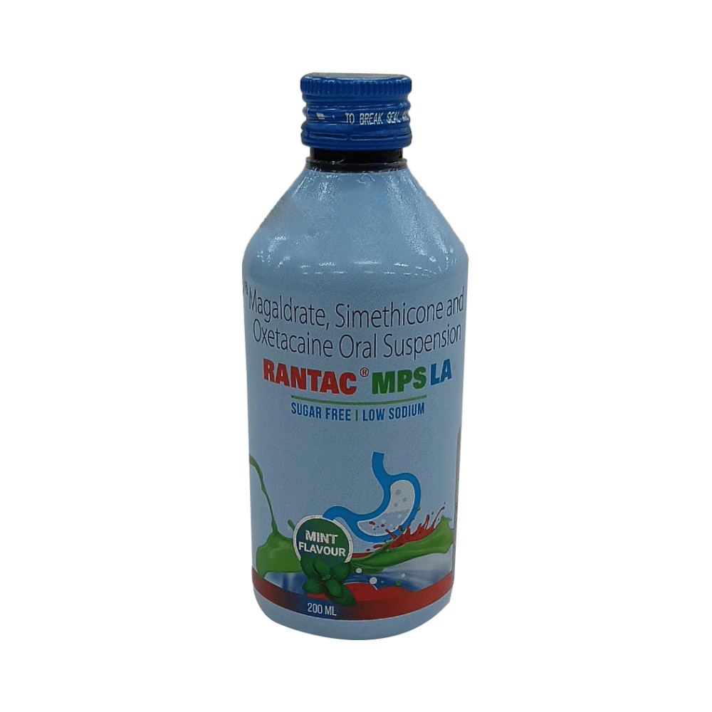 Rantac Mps LA Oral Suspension Mint Sugar Free - Image 1