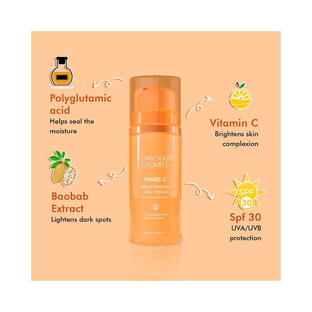 Conscious Chemist Vivid C Brightening Gel Cream - Image 4