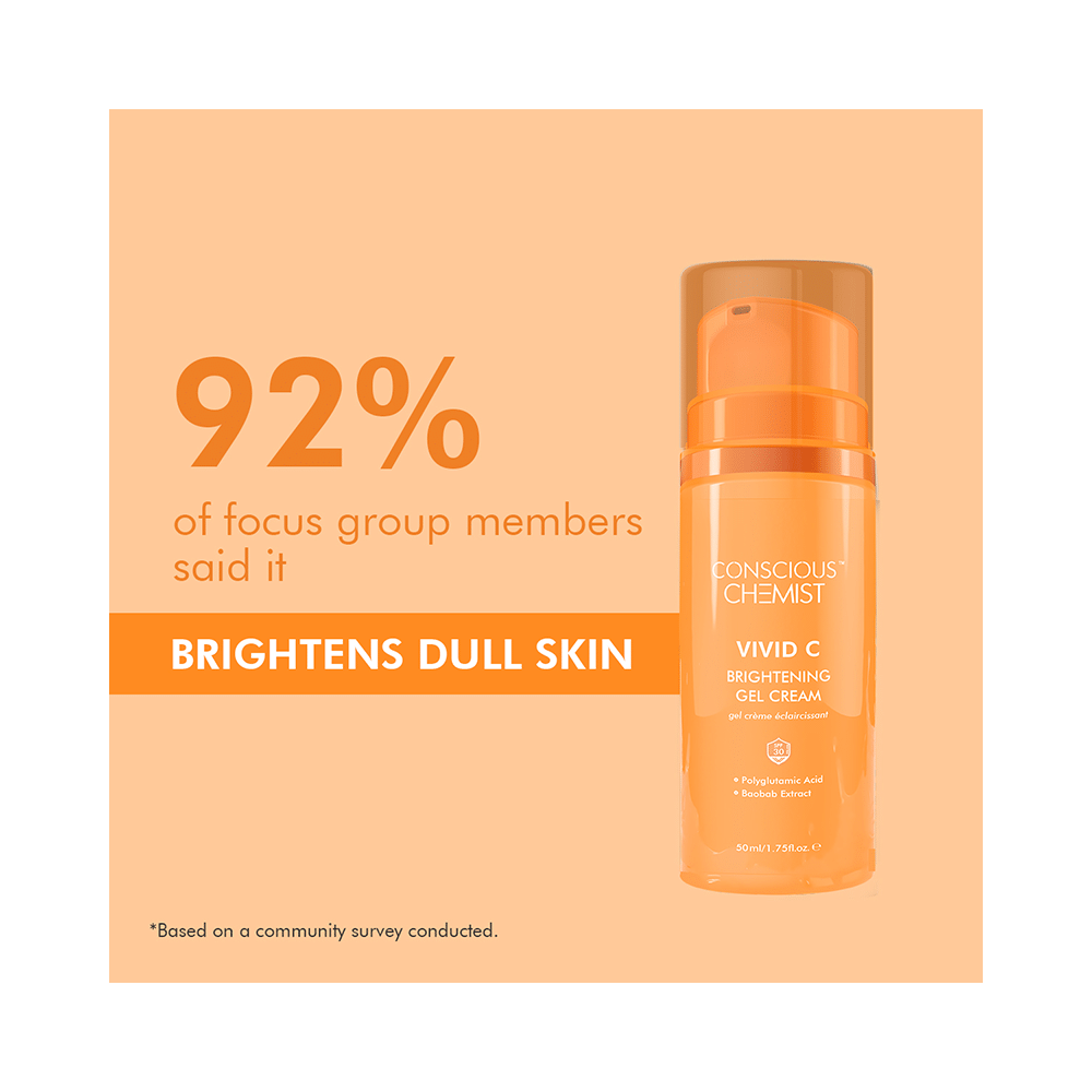 Conscious Chemist Vivid C Brightening Gel Cream - Image 3