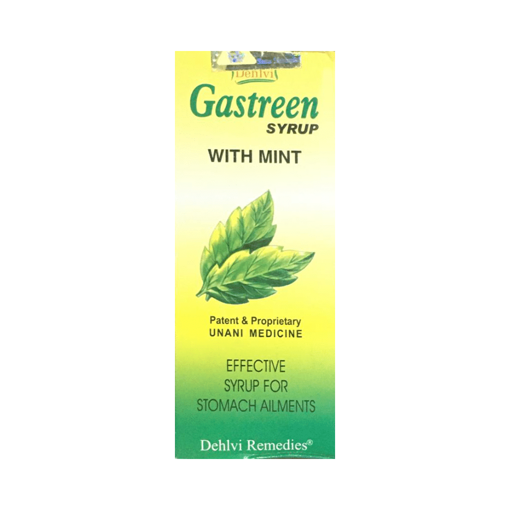 Dehlvi Gastreen Syrup with Mint (100ml Each) - Image 1