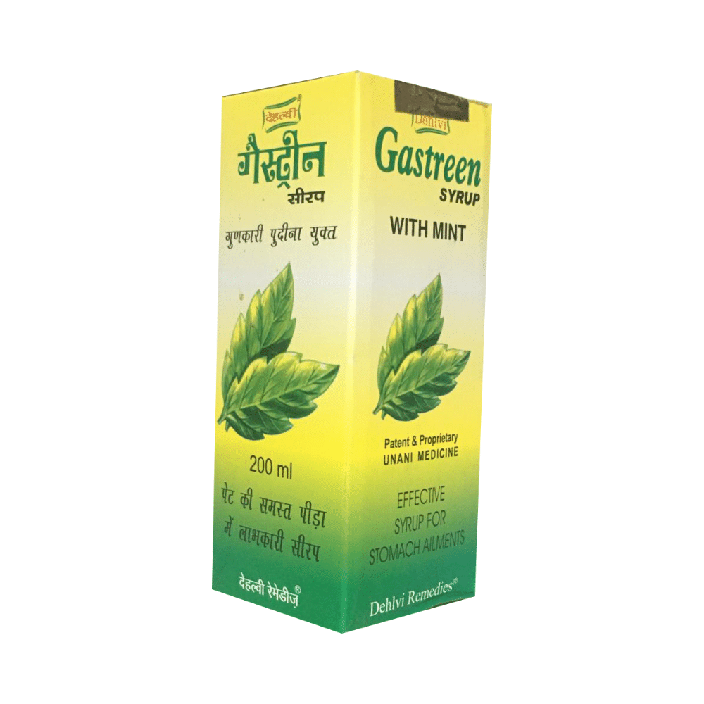 Dehlvi Gastreen Syrup with Mint (100ml Each) - Image 3