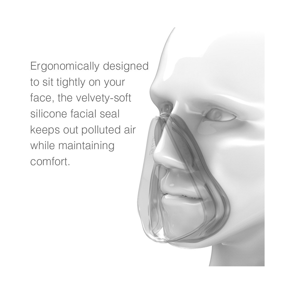idMASK2 Pollution Mask Medium White - Image 4