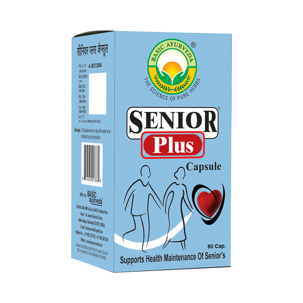 Basic Ayurveda Senior Plus Capsule - Image 1