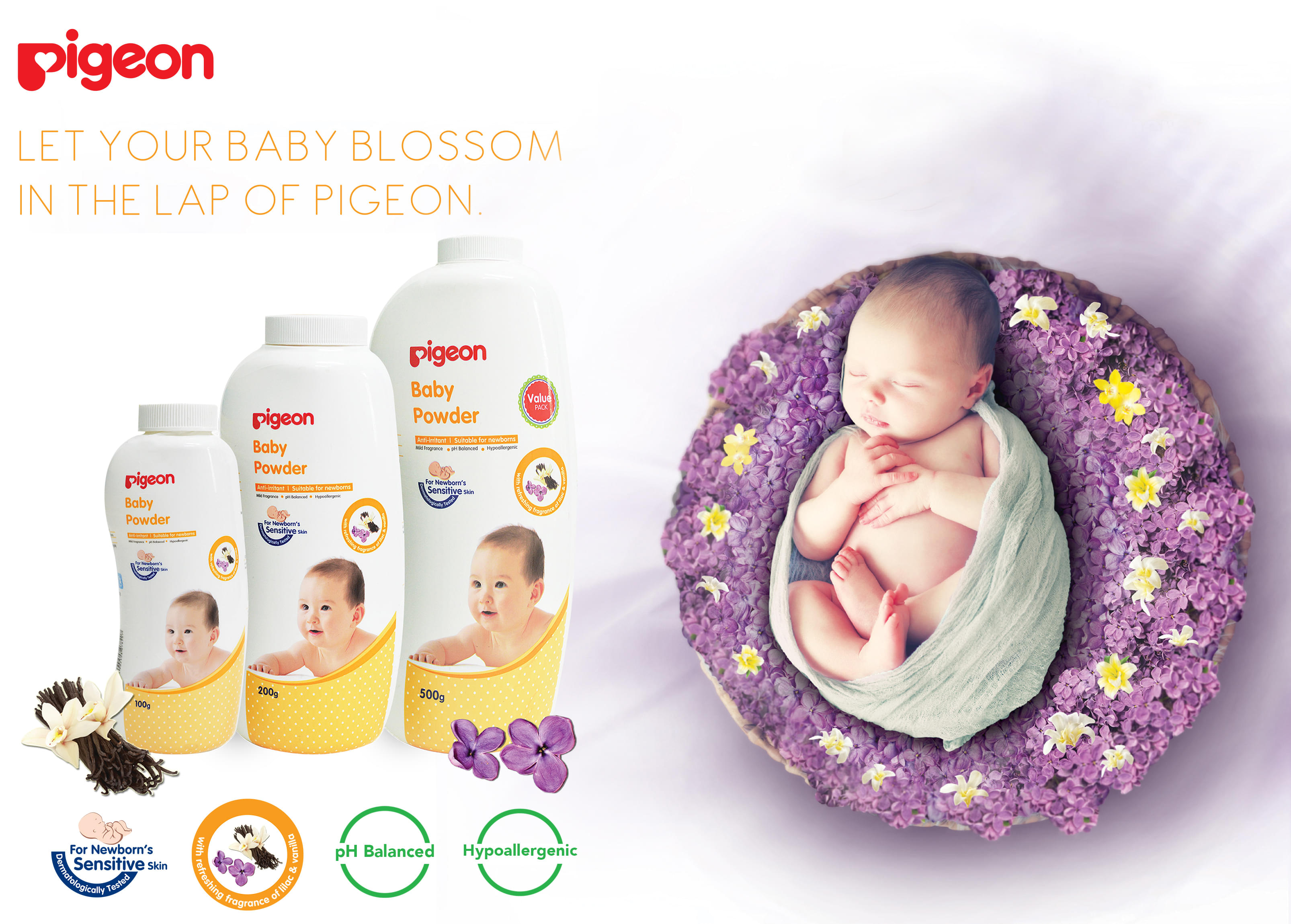 Pigeon Baby Powder with Fragrance - Image 4