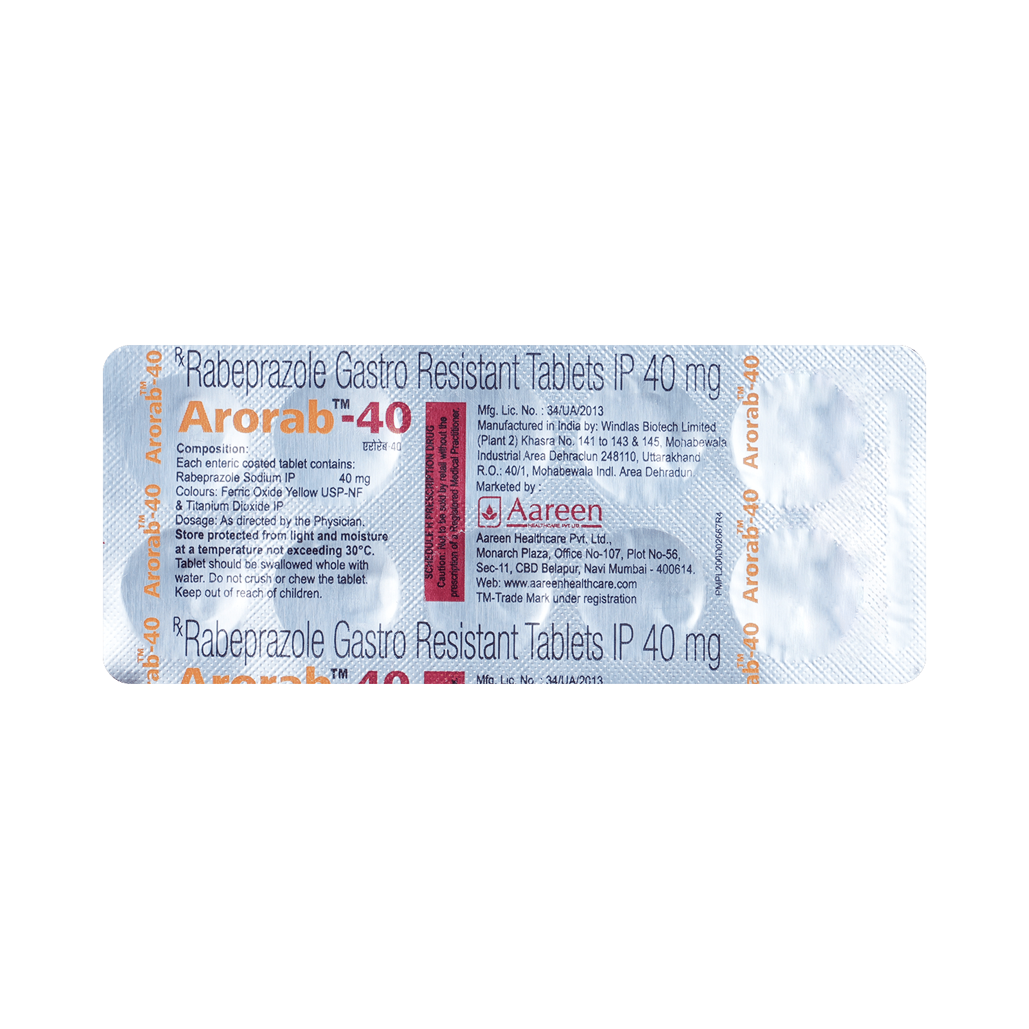 Arorab 40mg Tablet - Image 3