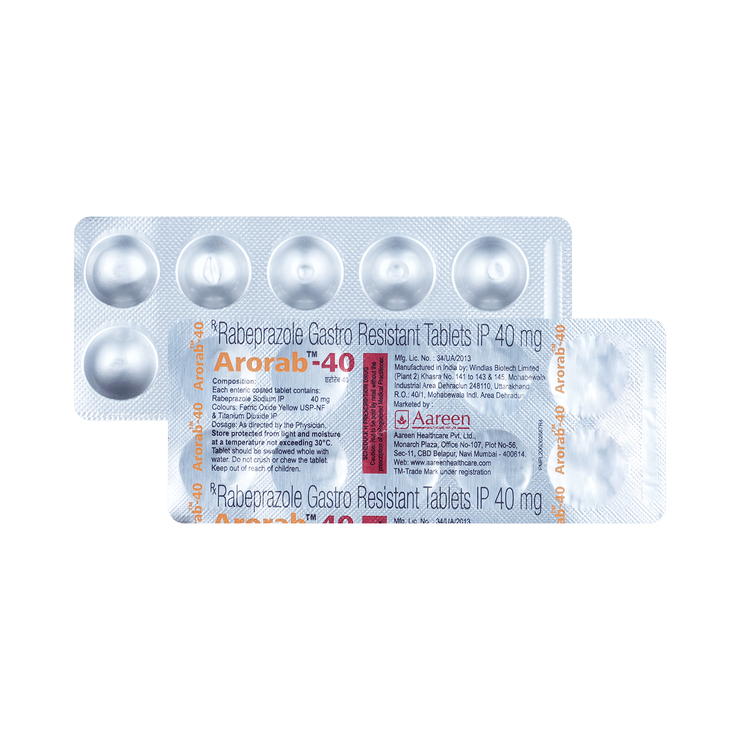 Arorab 40mg Tablet - Image 1