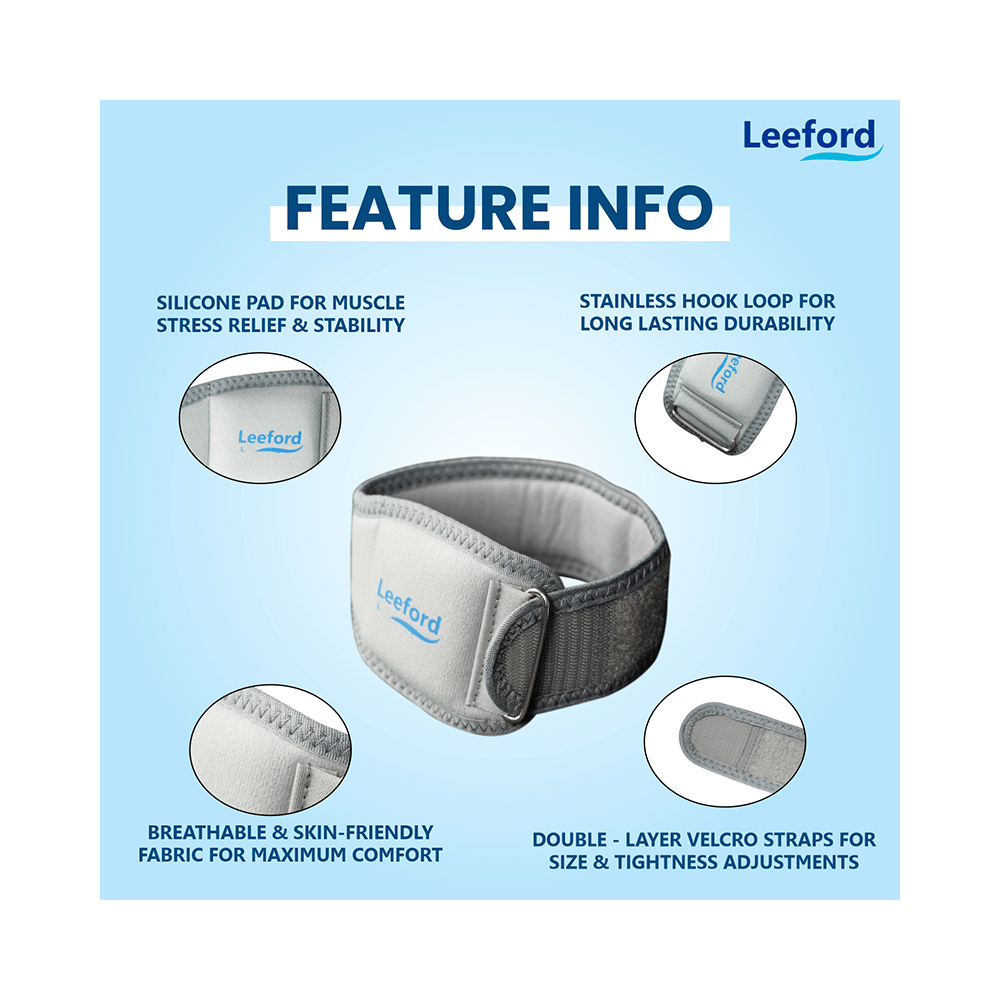 Leeford Tennis Elbow Support Brace Band Large - Image 5