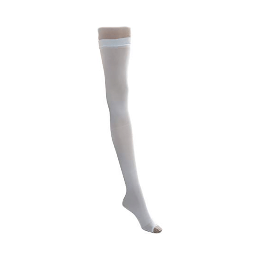 Presens OTC310 Thigh Length Anti Embolism Medical Compression Stocking XXXL White - Image 1