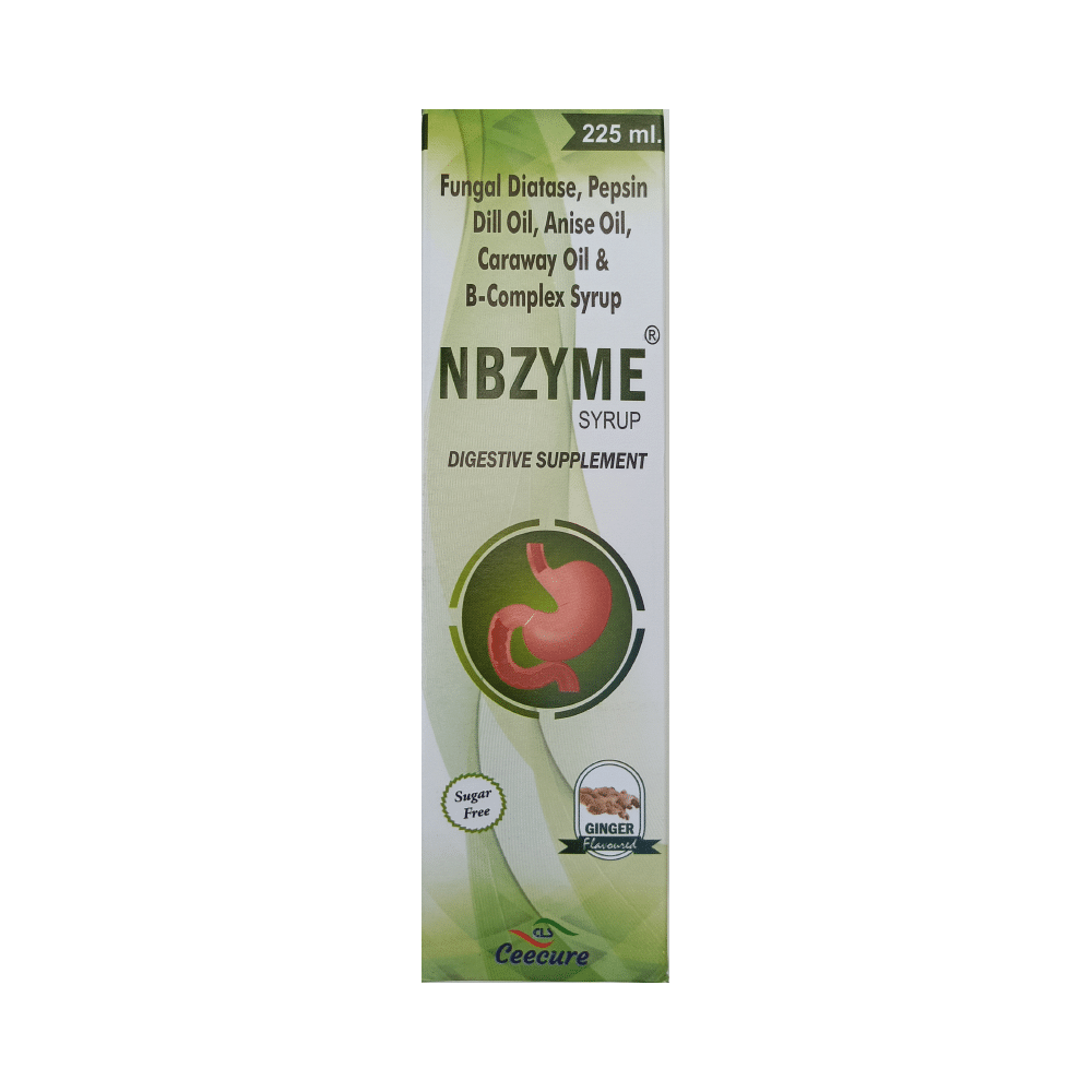 Nbzyme Syrup Ginger Sugar Free - Image 1