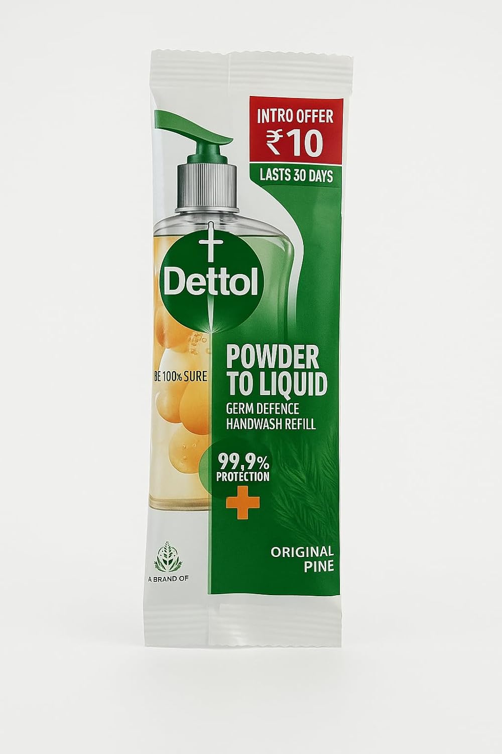 Dettol Powder To Liquid Original Pine Handwash Refill - Image 1