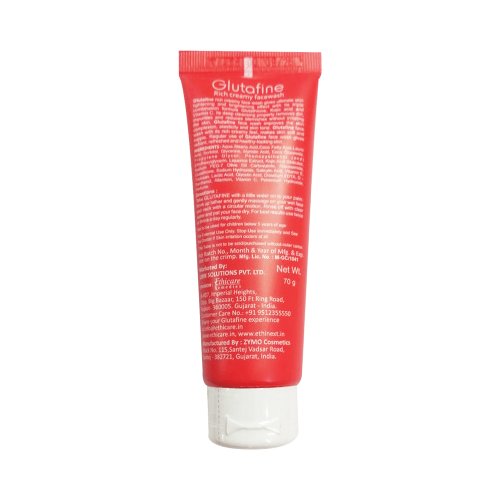 Glutafine Rich Creamy Face Wash | For Skin Lightening & Brightening - Image 1