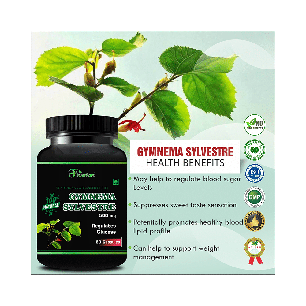 Floarkart Gymnema Sylvestre 500mg Capsule - Image 4