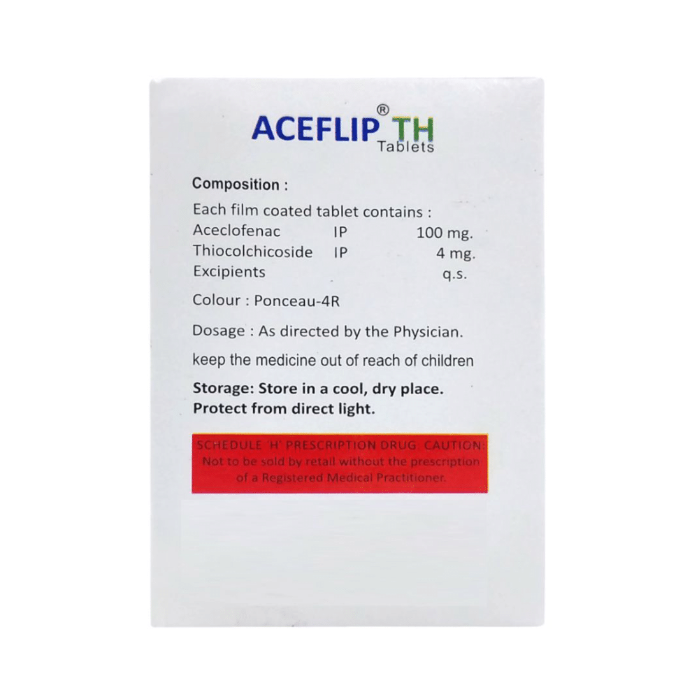 Aceflip TH 100mg/4mg Tablet - Image 2