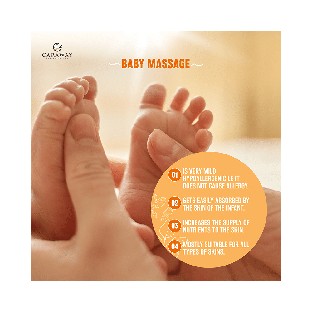 Caraway 100% Organic Sweet Almond Cold Pressed Oil - Image 5