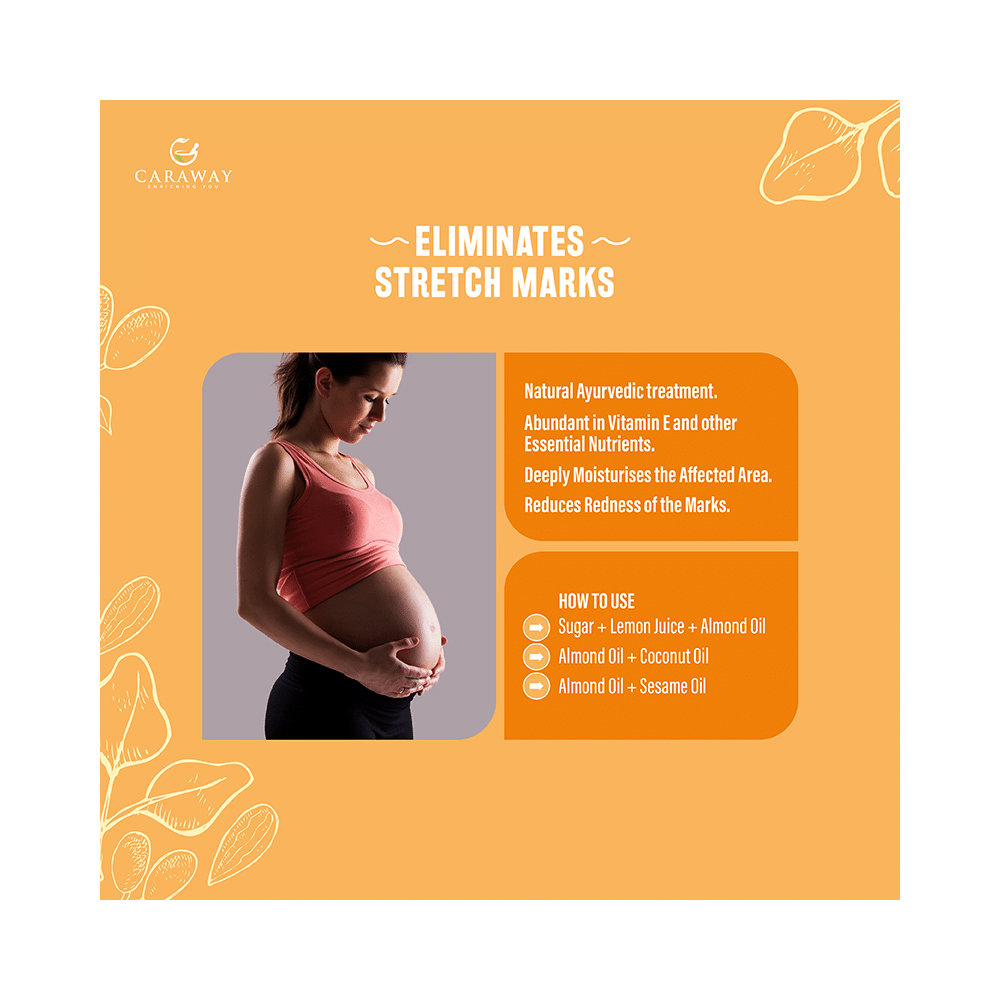 Caraway 100% Organic Sweet Almond Cold Pressed Oil - Image 8