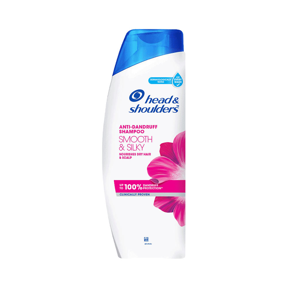 Head & Shoulders Smooth & Silky Anti-Dandruff Shampoo | For Hair Care - Image 1