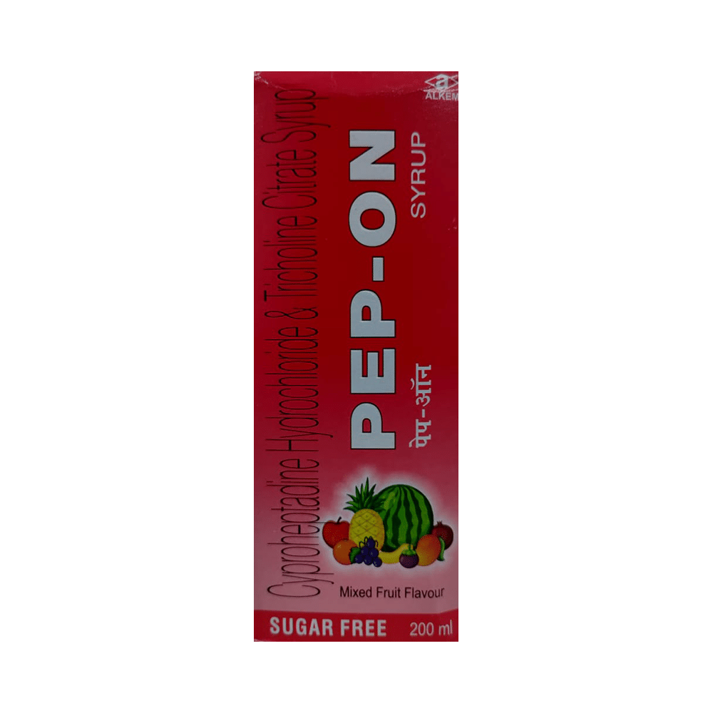 Pep-ON Syrup Mixed Fruit Sugar Free - Image 1