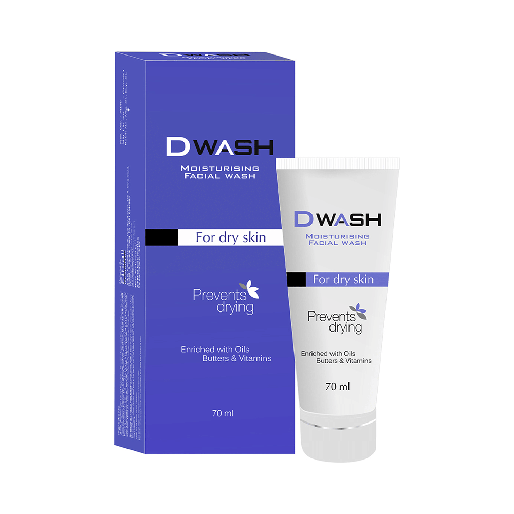 DWash Moisturising Facial Wash | Prevents Skin Drying | For Dry Skin - Image 1