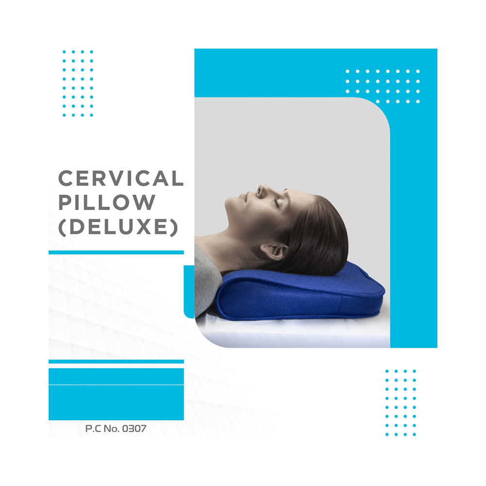Vissco LIV Cervical Pillow Universal Blue - Image 2